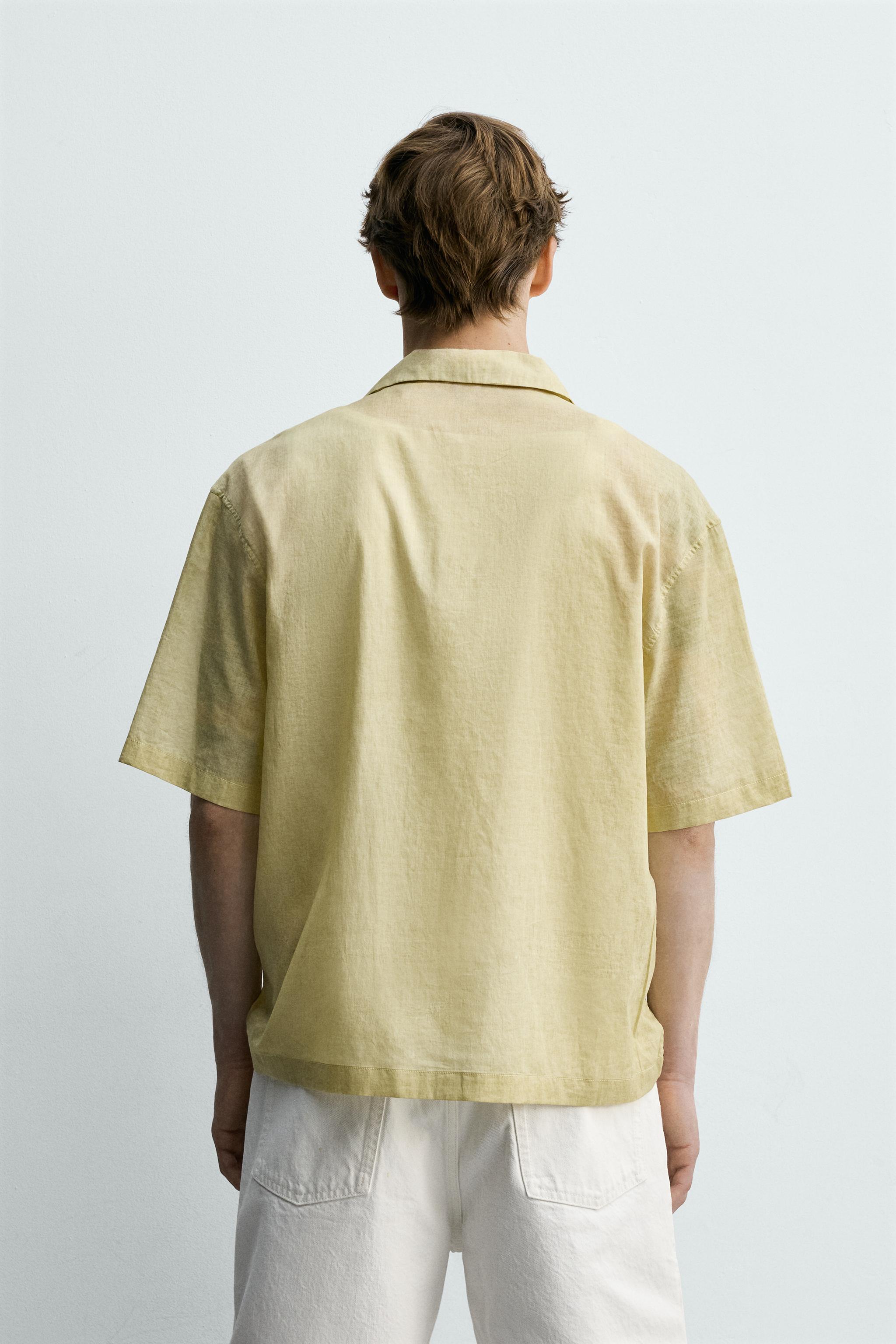 SEMI-SHEER BOXY FIT POLO SHIRT
